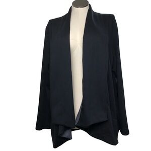 Elevate Open Front Cardigan Women’s Size 3XL Color Black Long Sleeve’s V-Neck.